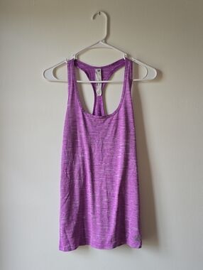 Women's New Balance Purple Racerback Tank Top
